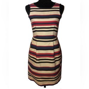 J.crew stripped mini dress size 0